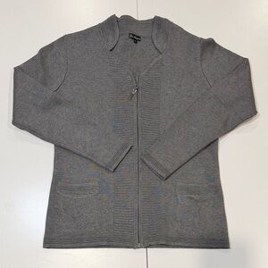 Gray Women's Cardigan Sweater